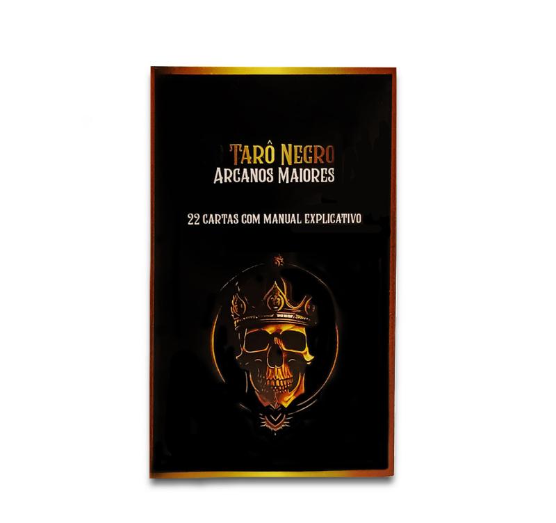 Baralho O Tarot Negro 22 Cartas Arcanos Novo Autoexplicativo